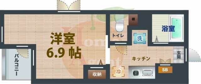 荻窪駅 徒歩5分 3階の物件間取画像