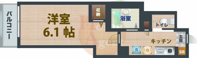 南阿佐ケ谷駅 徒歩3分 2階の物件間取画像