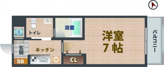 阿佐ケ谷駅 徒歩7分 3階の物件間取画像