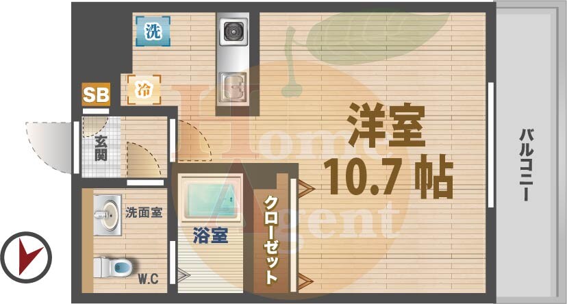 下井草駅 徒歩4分 2階の物件間取画像