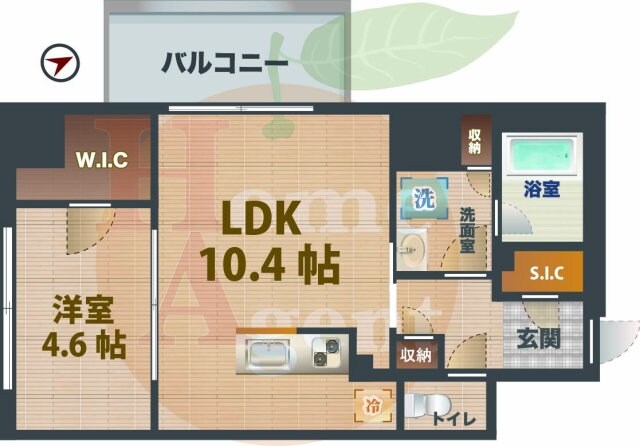 西荻窪駅 徒歩2分 8階の物件間取画像