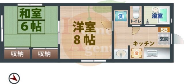 新高円寺駅 徒歩5分 3階の物件間取画像