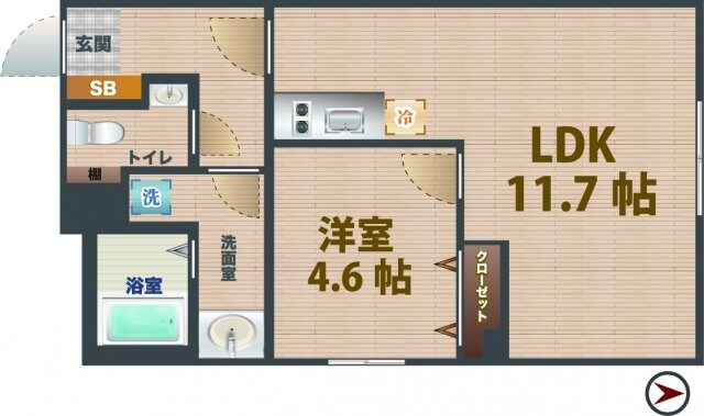 高円寺駅 徒歩10分 2階の物件間取画像