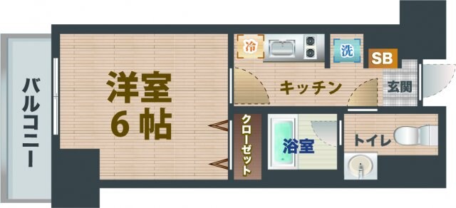 荻窪駅 徒歩6分 8階の物件間取画像