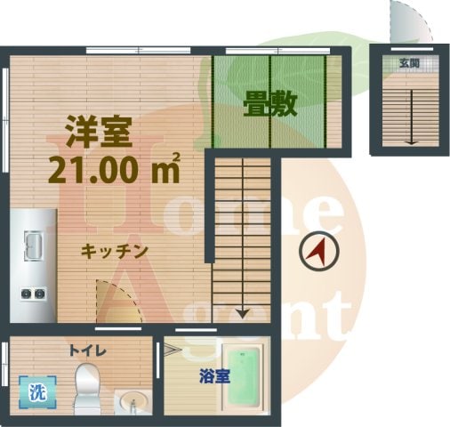 東中野駅 徒歩10分 2階の物件間取画像