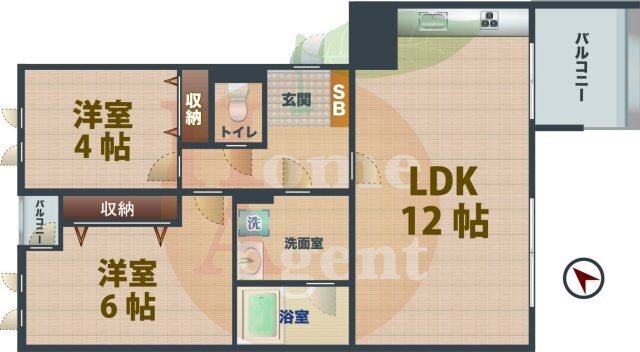 ヴェール久我山Ⅱの物件間取画像