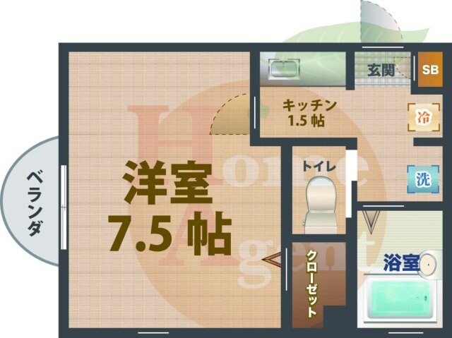 セレストメゾン東高円寺　913157の物件間取画像