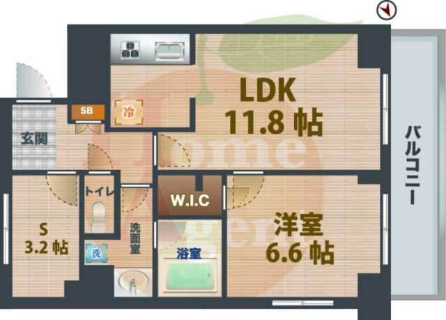 中野駅 徒歩6分 8階の物件間取画像