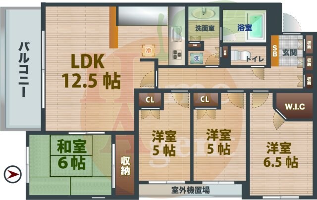 永福町駅 徒歩5分 3階の物件間取画像