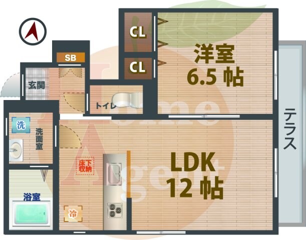 上石神井駅 徒歩10分 1階の物件間取画像