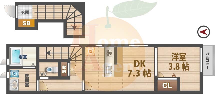 西荻窪駅 徒歩7分 2階の物件間取画像