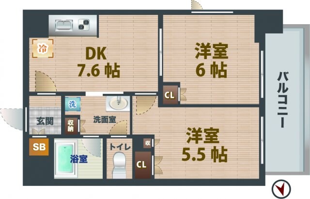 ルーブル阿佐ヶ谷北の物件間取画像