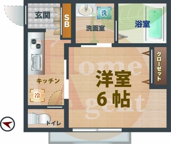 荻窪駅 徒歩15分 2階の物件間取画像