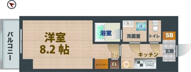 東中野駅 徒歩8分 9階の物件間取画像