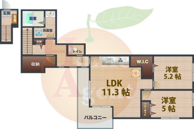 中村橋駅 徒歩10分 2階の物件間取画像