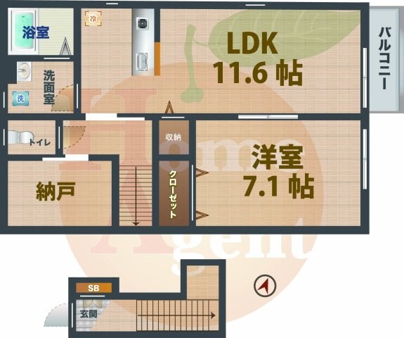上石神井駅 徒歩10分 2階の物件間取画像