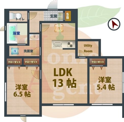 方南町駅 徒歩7分 2階の物件間取画像