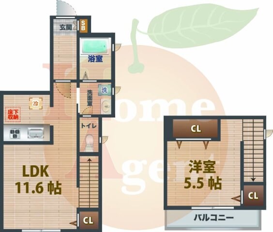 都立家政駅 徒歩13分 1-2階の物件間取画像