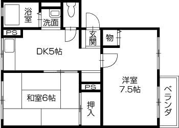 物件間取画像