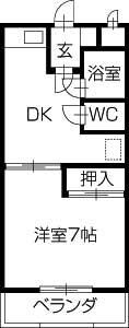 エグゼ松茂の物件間取画像