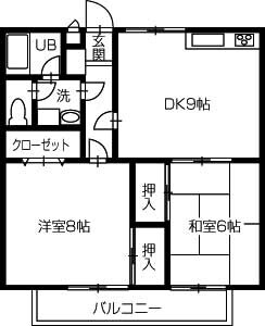 ハイツ　エミールの物件間取画像