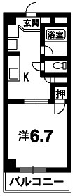 物件間取画像