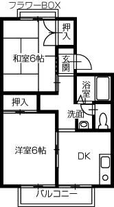 物件間取画像