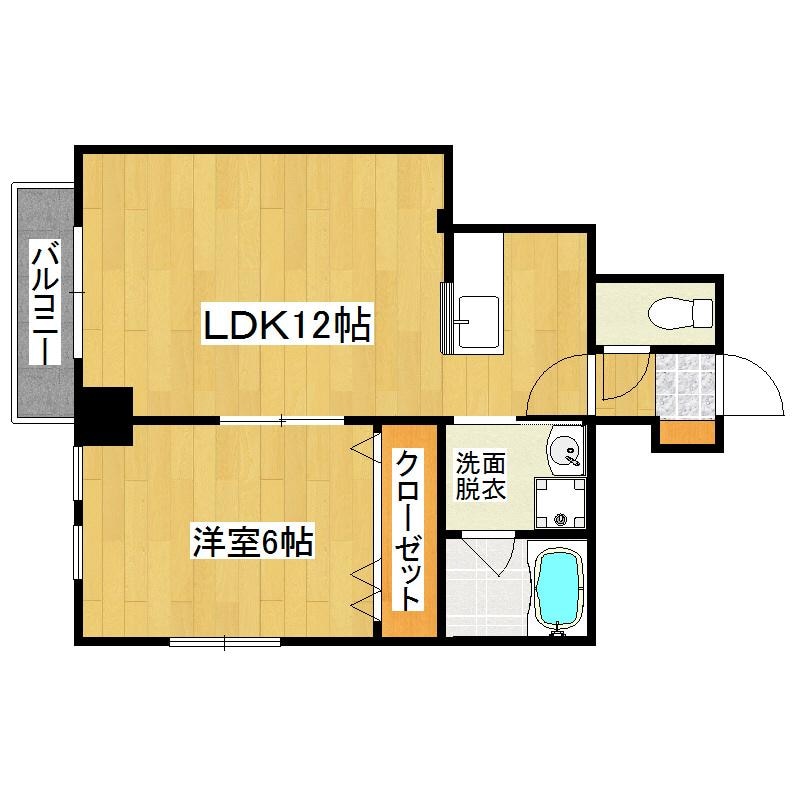 グランパルク椿館の物件間取画像