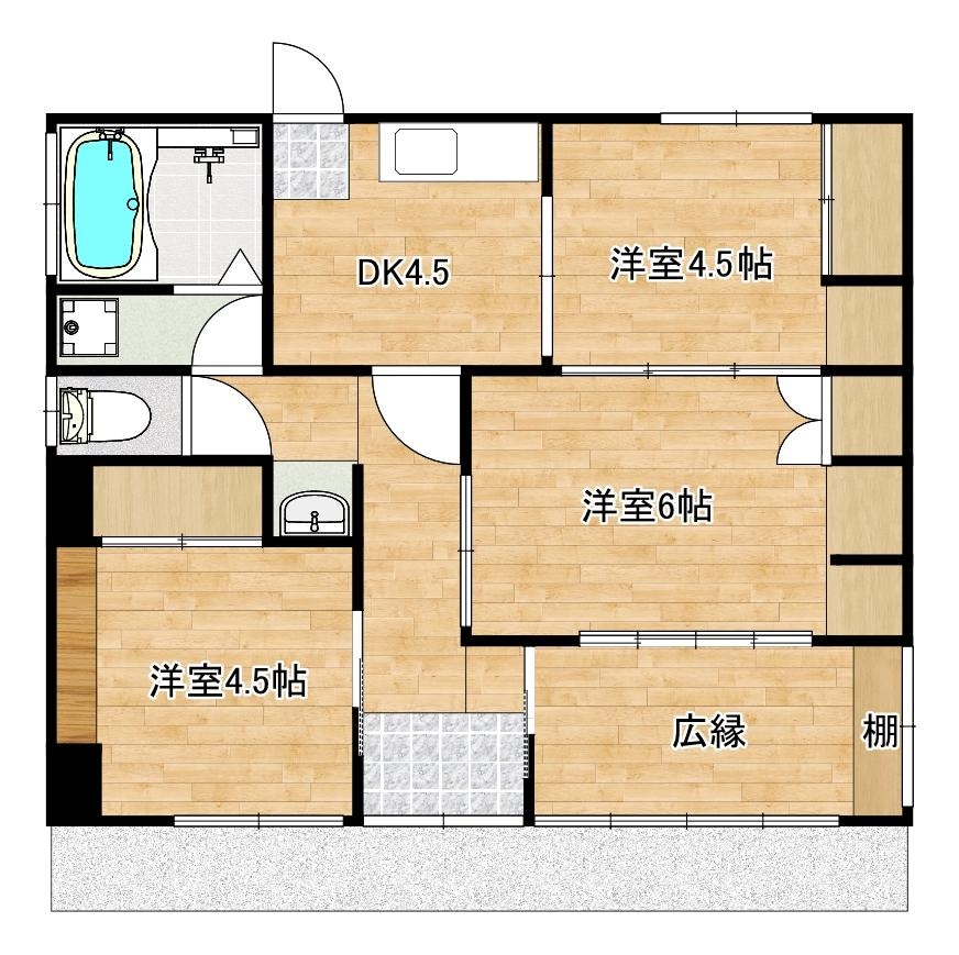 福元邸の物件間取画像