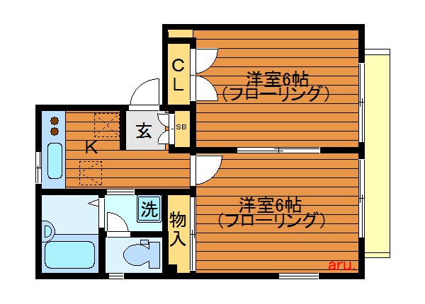 吉祥寺駅 徒歩15分 1階の物件間取画像
