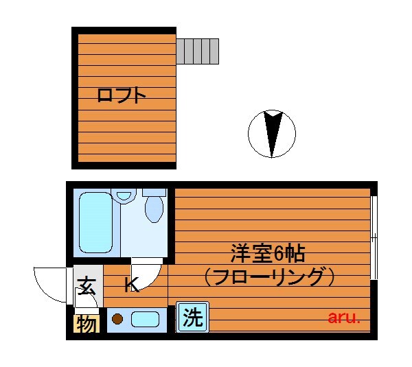 吉祥寺駅 徒歩20分 1階の物件間取画像