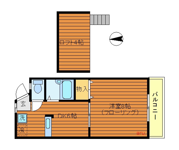 吉祥寺駅 徒歩14分 2階の物件間取画像