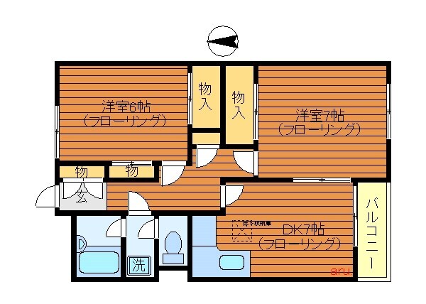 ボニータ・オサダの物件間取画像