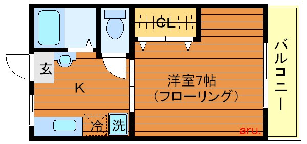 サンパレス三鷹の物件間取画像