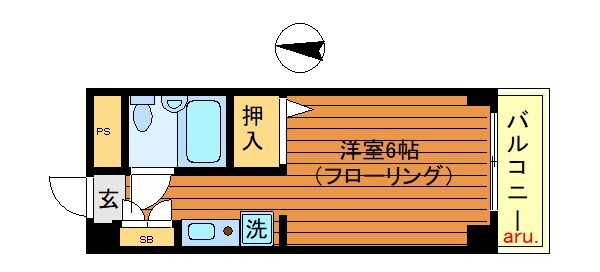 武蔵関駅 徒歩18分 1階の物件間取画像