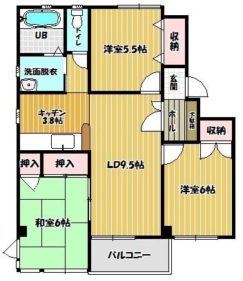 物件間取画像