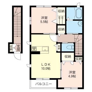 フェリスの物件間取画像