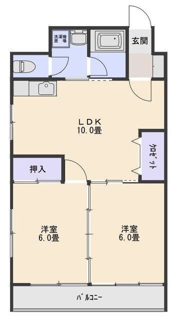 菊地ビルの物件間取画像