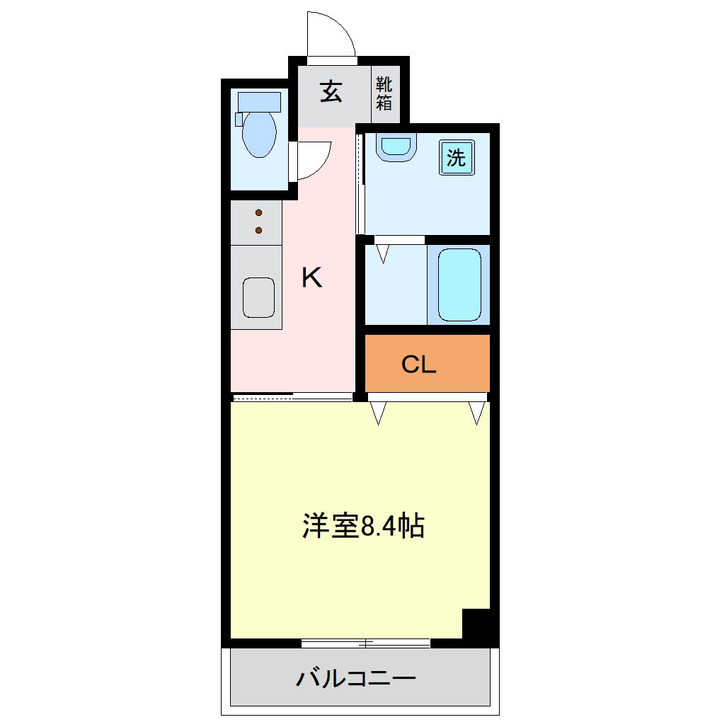 知寄町一丁目駅 徒歩10分 4階の物件間取画像