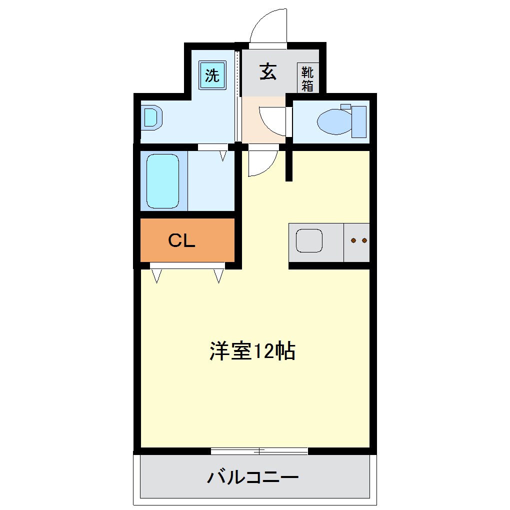 薊野駅 徒歩7分 2階の物件間取画像
