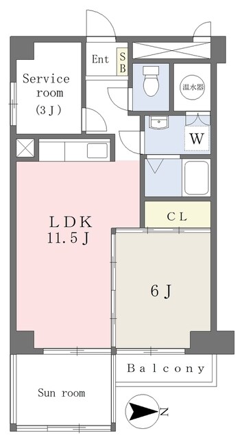 ライオンズマンション川口第２の物件間取画像