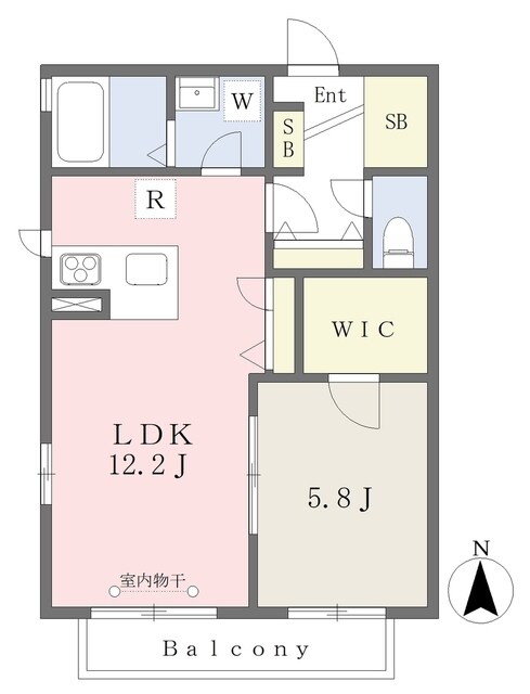 グリシーナの物件間取画像