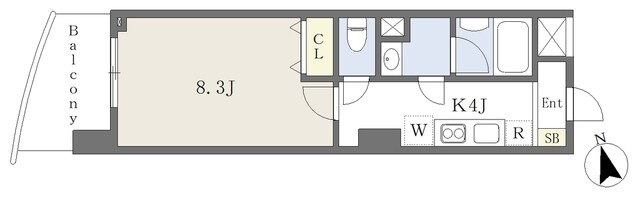 大同エクリューズの物件間取画像