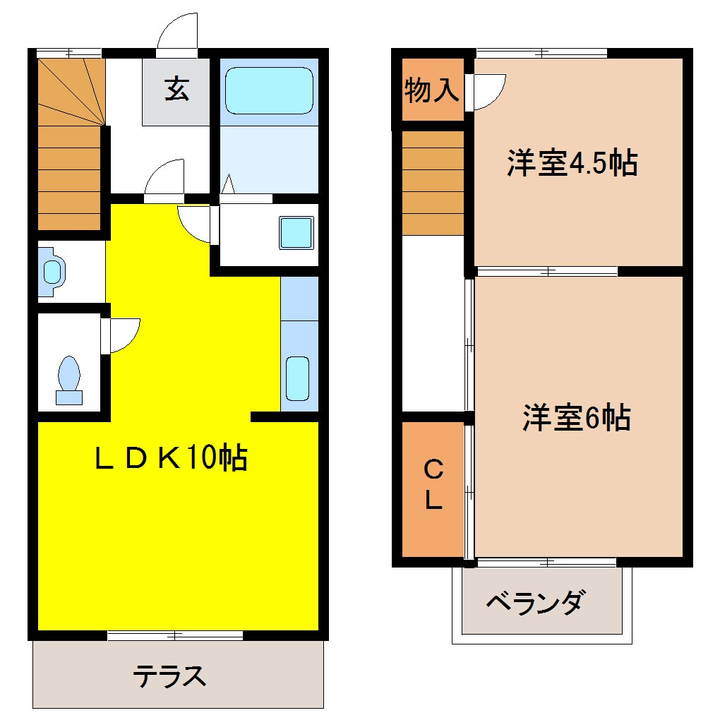 物件間取画像