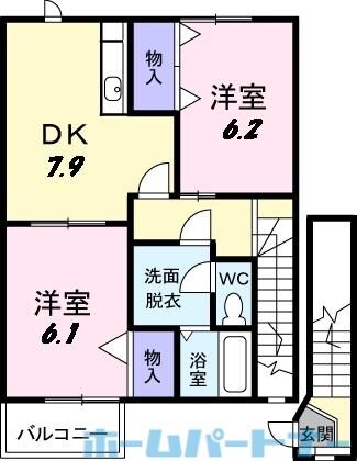 ＦＩＮＥ　ＨＥＩＧＨＴＳの物件間取画像