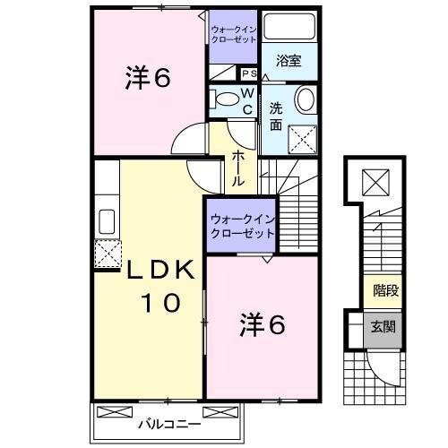 エスペランサ　Ｄの物件間取画像