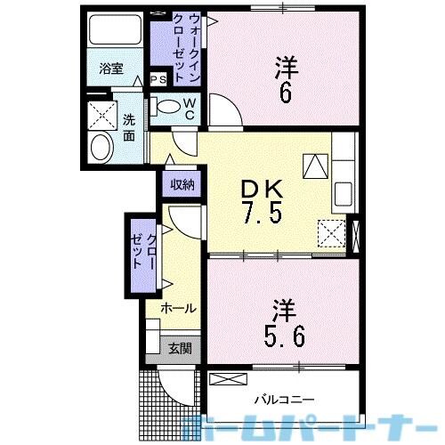 シャインの物件間取画像