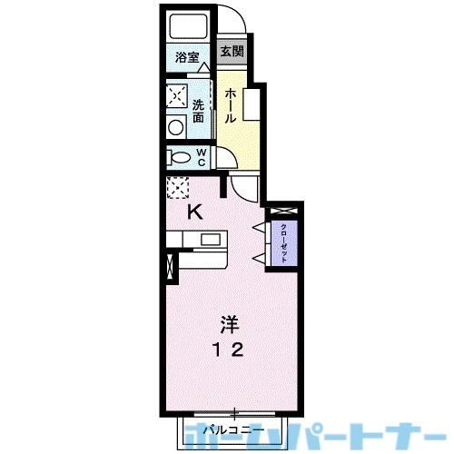 トゥールコネッサンスの物件間取画像