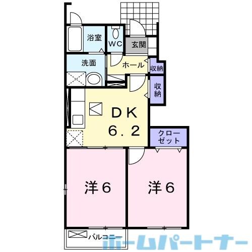 エスペランサ　Ｂの物件間取画像