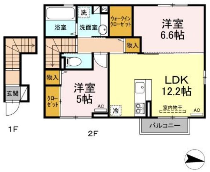 ココグランの物件間取画像